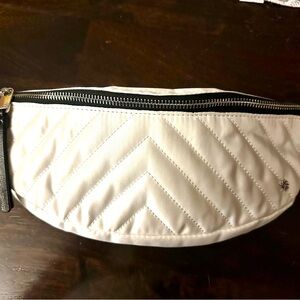 Aletha Power of She White Quilted Belt Bag